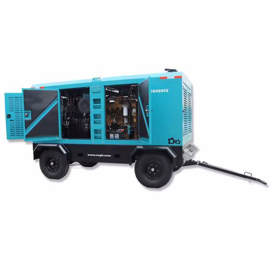 Gtl 900cfm 16bar 25m3 Driling Mining Tragbarer Schrauben-Mobildiesel-Luftkompressor Fabrikpreis